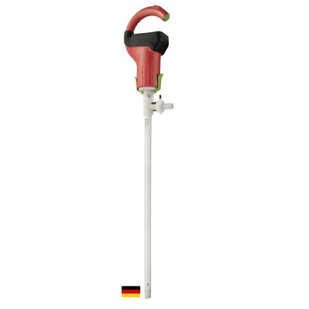 Flux Drum Pump, PVDF, 27" Long, Battery Operated Motor, 100 Watts Power 24-ZORO0060